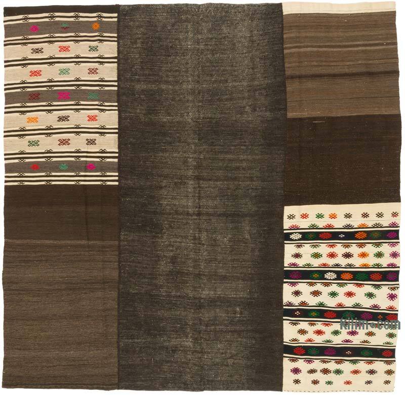 Alfombra Vintage Anatolian Kilim - 235 cm x 235 cm - K0074153