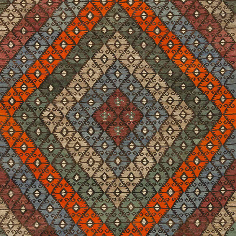Alfombra Vintage Bayburt Kilim - 205 cm x 332 cm - K0074156