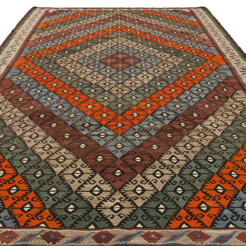Alfombra Vintage Bayburt Kilim - 205 cm x 332 cm - K0074156