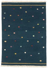 New Handwoven Turkish Kilim Rug - 4' 10" x 6' 11" (58" x 83")
