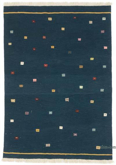 Yeni Kök Boya El Dokuma Kilim - 147 cm x 210 cm