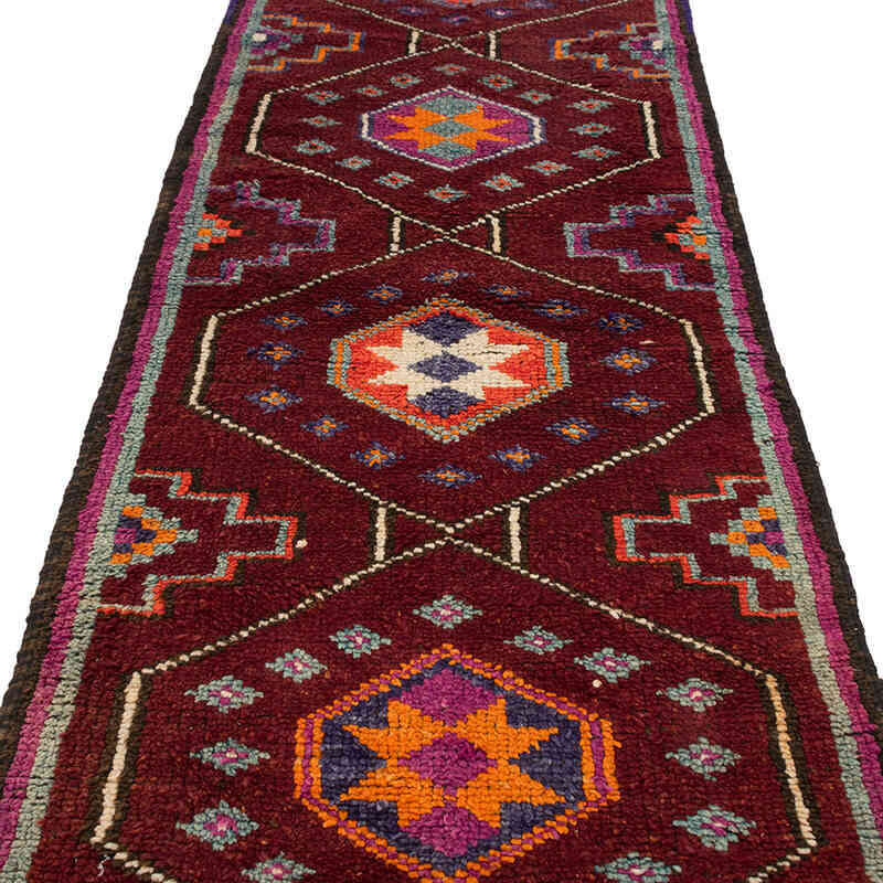 Alfombra Vintage de pasillo - 92 cm x 392 cm - K0074159