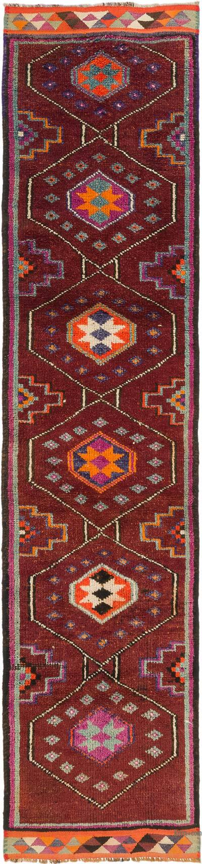 Alfombra Vintage de pasillo - 92 cm x 392 cm