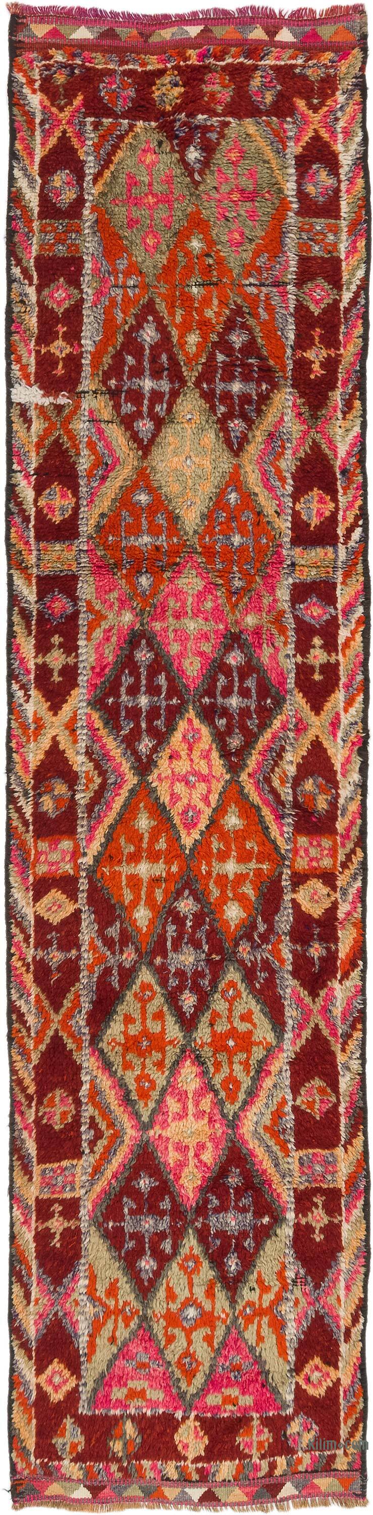 Vintage Anadolu Yolluk - 90 cm x 357 cm - K0074164