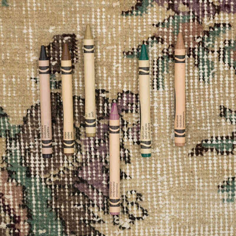 Alfombra Vintage Turca Anudada a Mano - 160 cm x 245 cm - K0074169