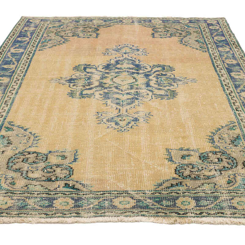 Alfombra Vintage Turca Anudada a Mano - 150 cm x 212 cm - K0074170
