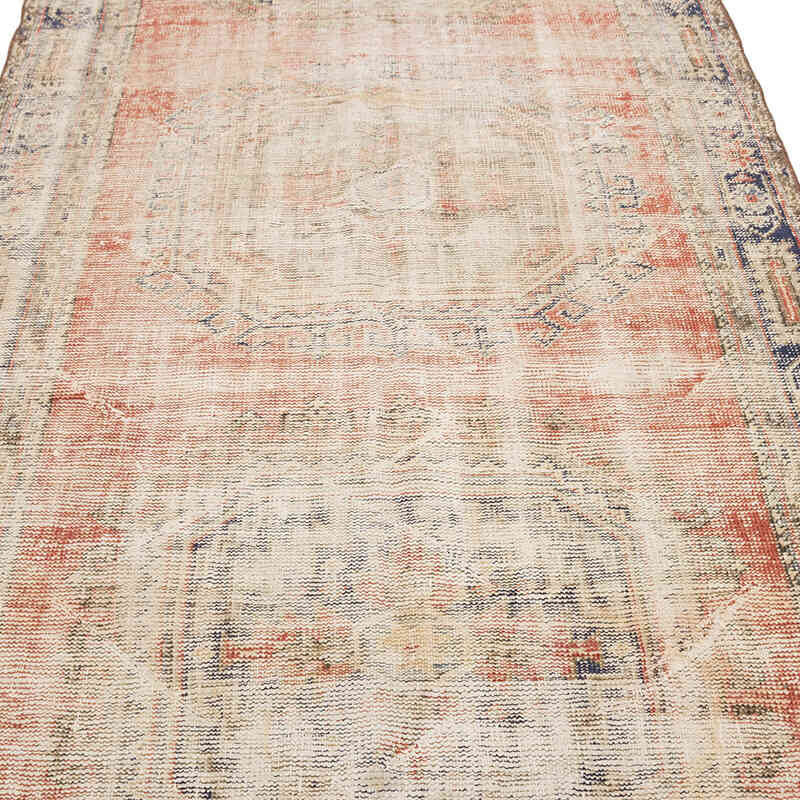 Vintage Turkish Hand-Knotted Rug - 4' 5" x 8' 11" (53" x 107") - K0074171