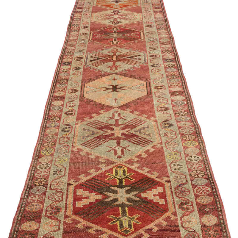 Alfombra Vintage de pasillo - 82 cm x 409 cm - K0074178