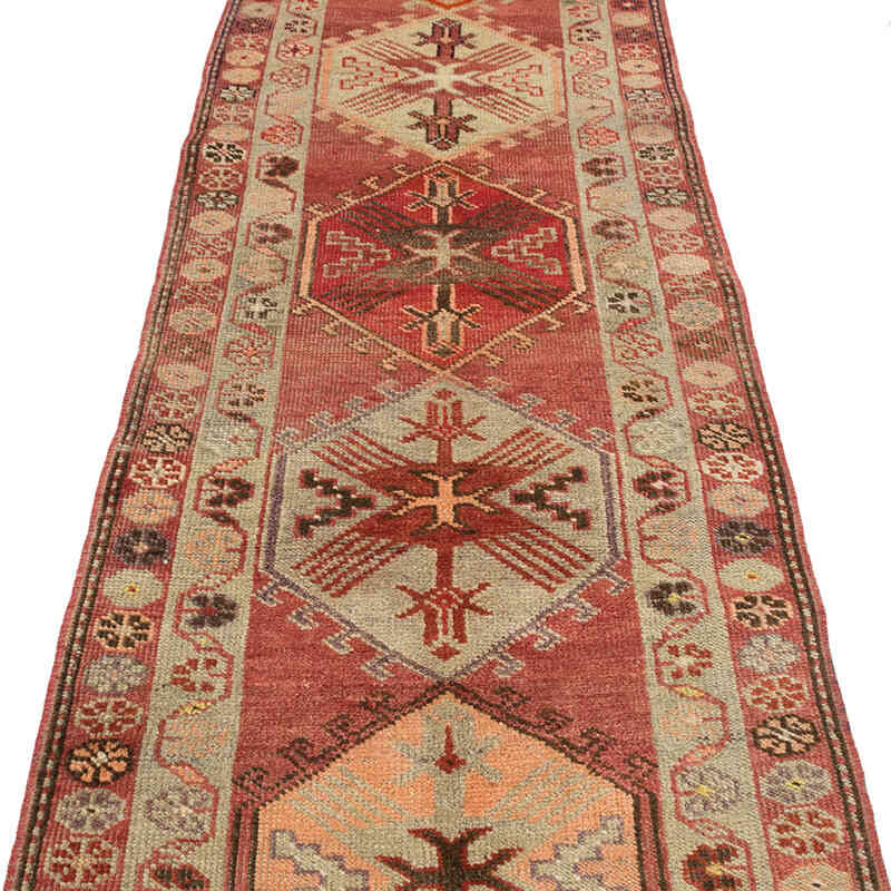 Alfombra Vintage de pasillo - 82 cm x 409 cm - K0074178
