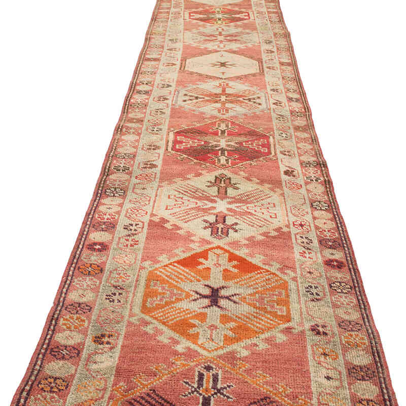 Alfombra Vintage de pasillo - 82 cm x 409 cm - K0074178