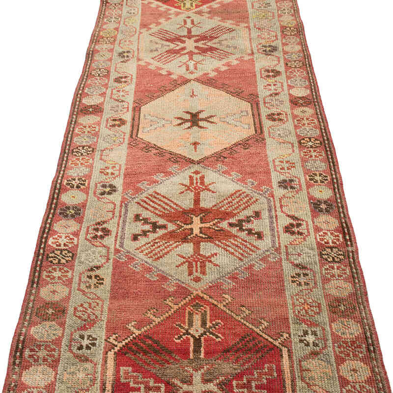 Alfombra Vintage de pasillo - 82 cm x 409 cm - K0074178