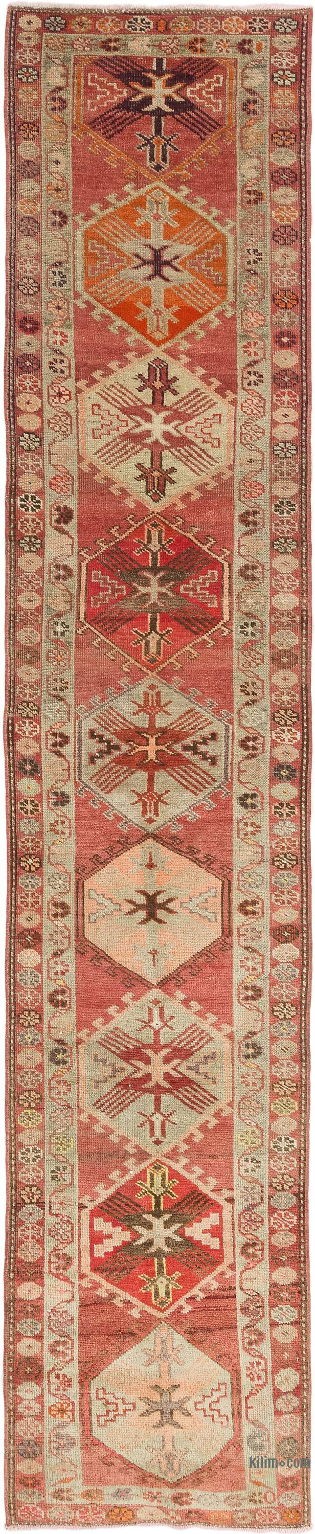 Alfombra Vintage de pasillo - 82 cm x 409 cm - K0074178