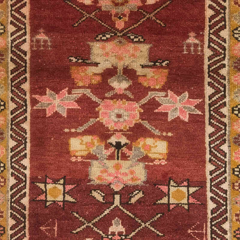 Vintage Tribal Runner Rug - 2' 9" x 11' 7" (33" x 139") - K0074180