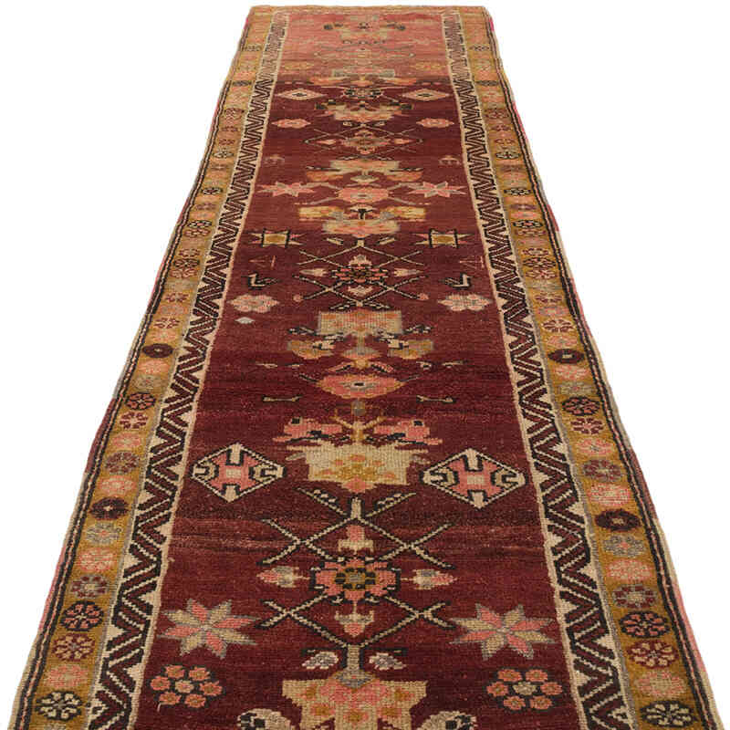 Vintage Tribal Runner Rug - 2' 9" x 11' 7" (33" x 139") - K0074180
