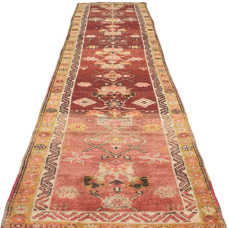 Vintage Tribal Runner Rug - 2' 9" x 11' 7" (33" x 139") - K0074180