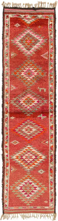 Vintage Anadolu Yolluk - 93 cm x 350 cm