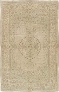 Vintage Turkish Hand-Knotted Rug - 6' 9