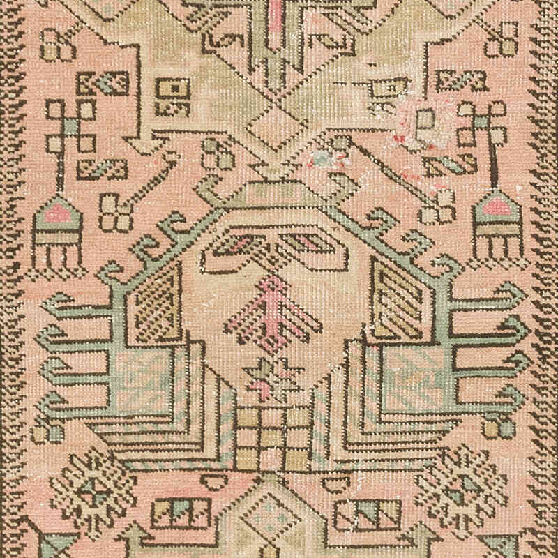 Vintage Turkish Hand-Knotted Rug - 3' 1" x 6' 6" (37" x 78") - K0074184