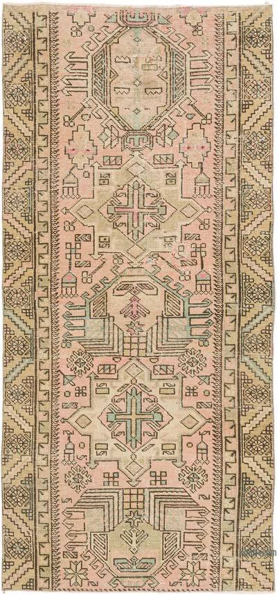 El Dokuma Vintage Halı - 93 cm x 197 cm