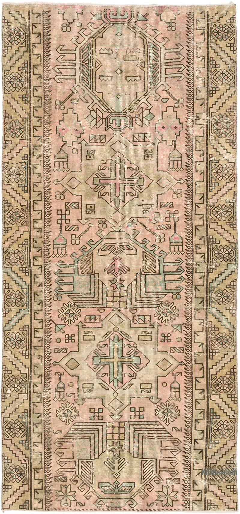 Vintage Turkish Hand-Knotted Rug - 3' 1" x 6' 6" (37" x 78") - K0074184