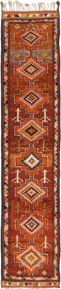 Vintage Anadolu Yolluk - 87 cm x 415 cm