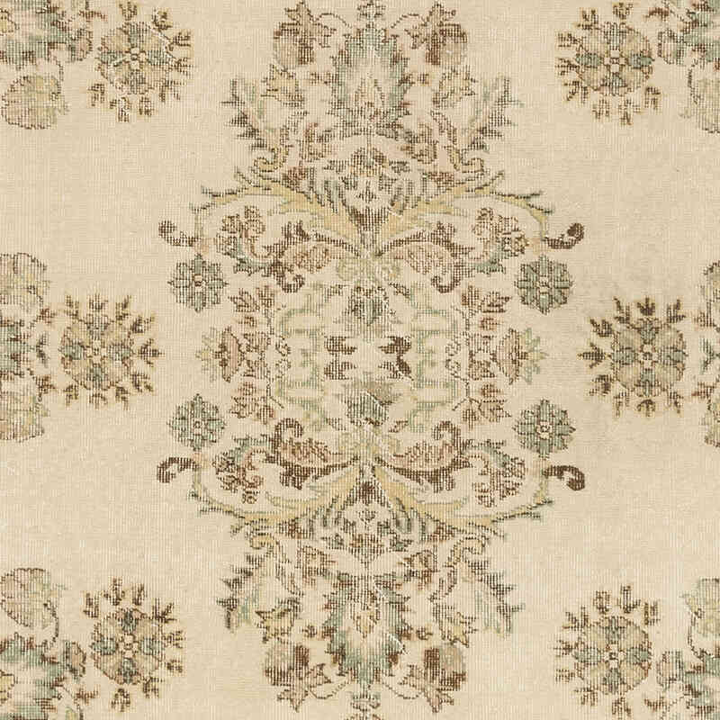 Vintage Turkish Hand-Knotted Rug - 6' 8" x 8' 3" (80" x 99") - K0074197