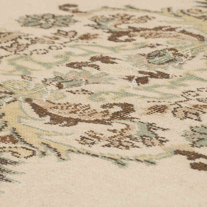 Vintage Turkish Hand-Knotted Rug - 6' 8" x 8' 3" (80" x 99") - K0074197