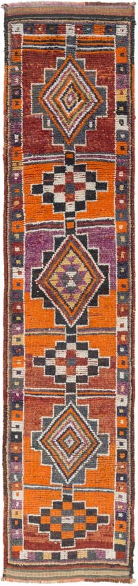 Vintage Anadolu Yolluk - 80 cm x 356 cm