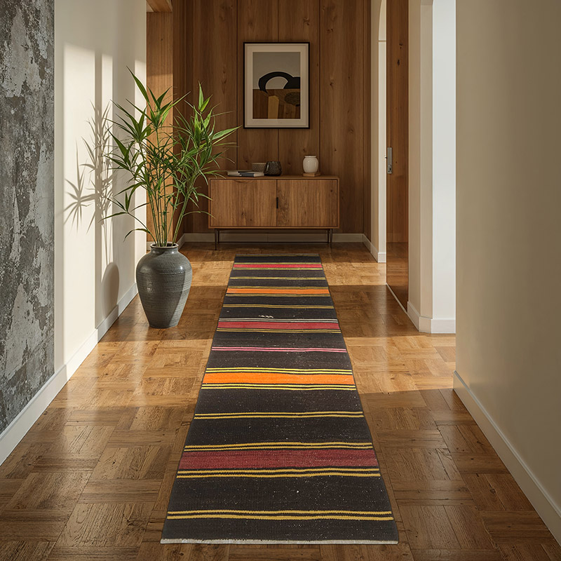 Kilim Vintage Turco de Pasillo - 88 cm x 290 cm - K0074199