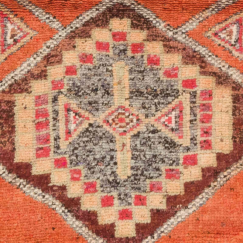 Vintage Tribal Runner Rug - 3'  x 9' 10" (36" x 118") - K0074204