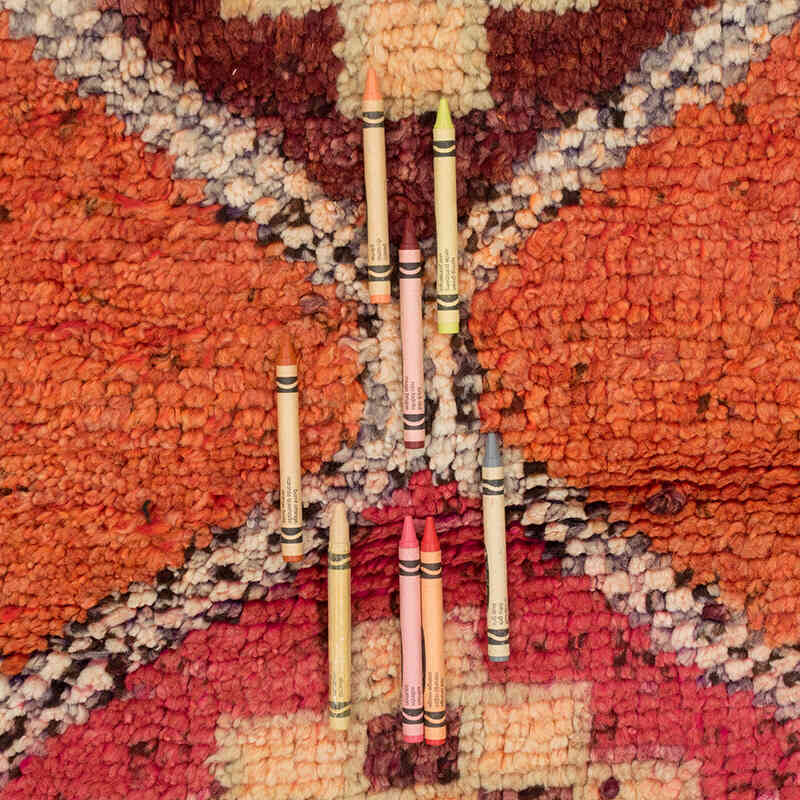 Vintage Tribal Runner Rug - 3'  x 9' 10" (36" x 118") - K0074204