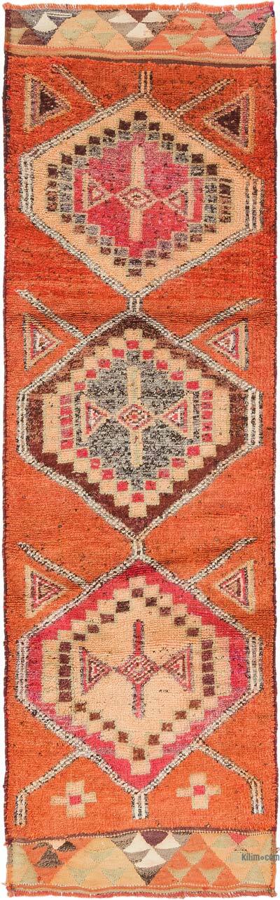 Vintage Tribal Runner Rug - 3'  x 9' 10" (36" x 118")