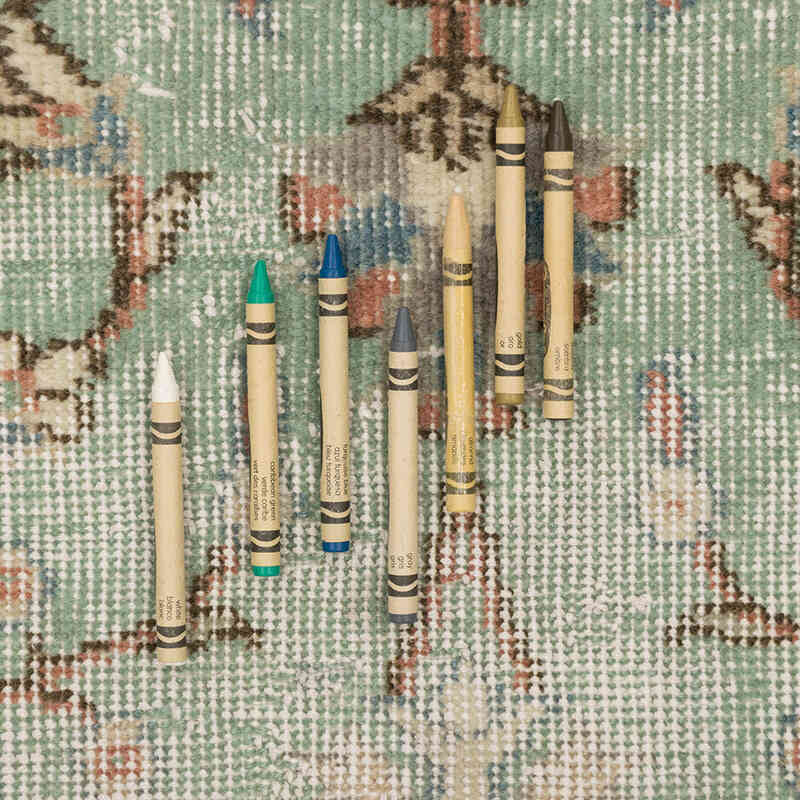 Alfombra Vintage Turca Anudada a Mano - 95 cm x 182 cm - K0074207