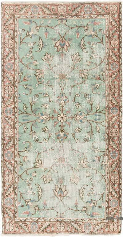 Alfombra Vintage Turca Anudada a Mano - 95 cm x 182 cm