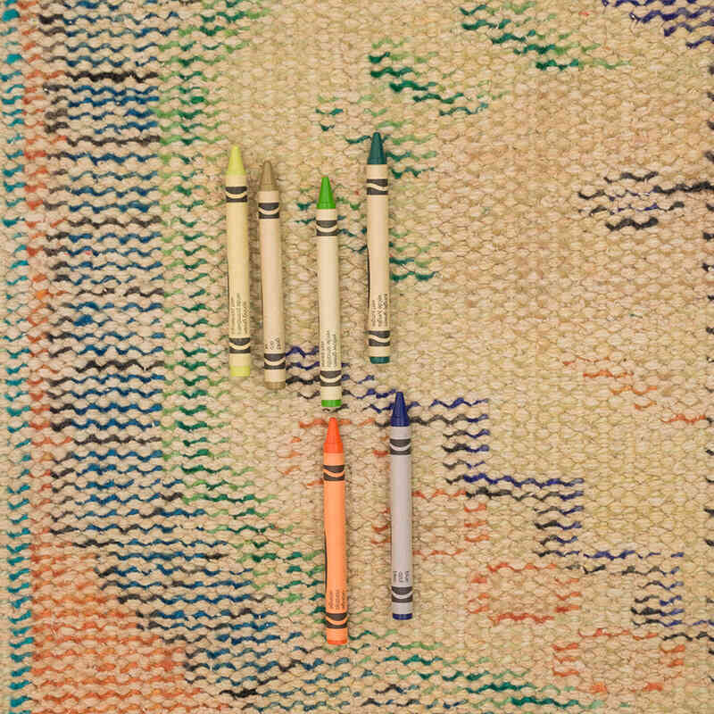 Alfombra Vintage Turca Anudada a Mano - 73 cm x 128 cm - K0074215