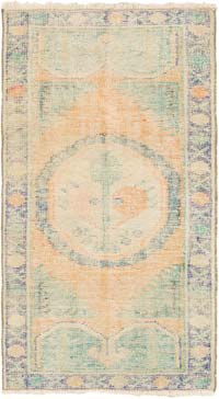 El Dokuma Vintage Halı - 81 cm x 142 cm