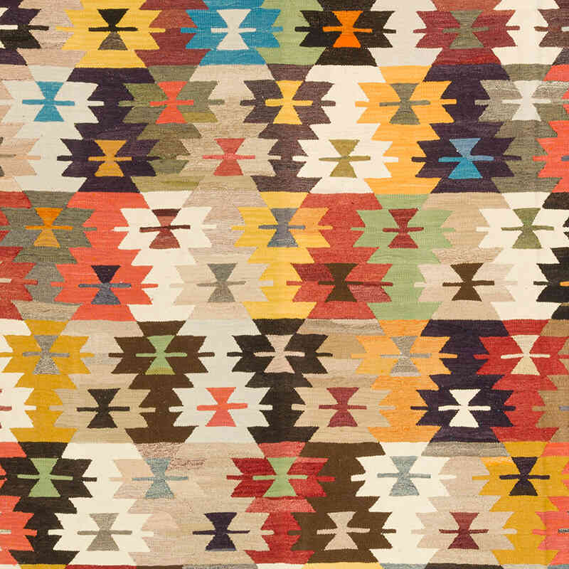 Nueva Alfombra Turca Kilim - 370 cm x 456 cm - K0074227