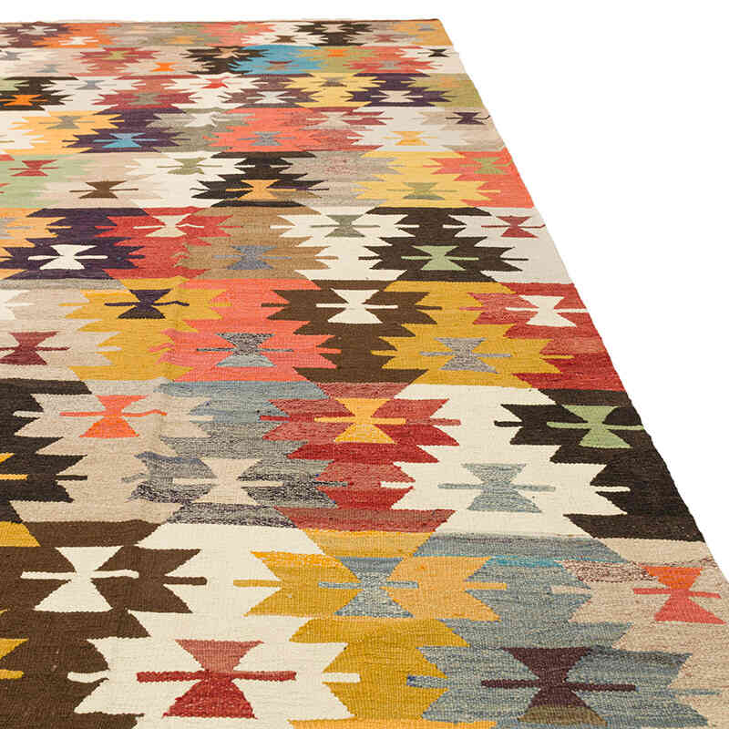 Nueva Alfombra Turca Kilim - 370 cm x 456 cm - K0074227
