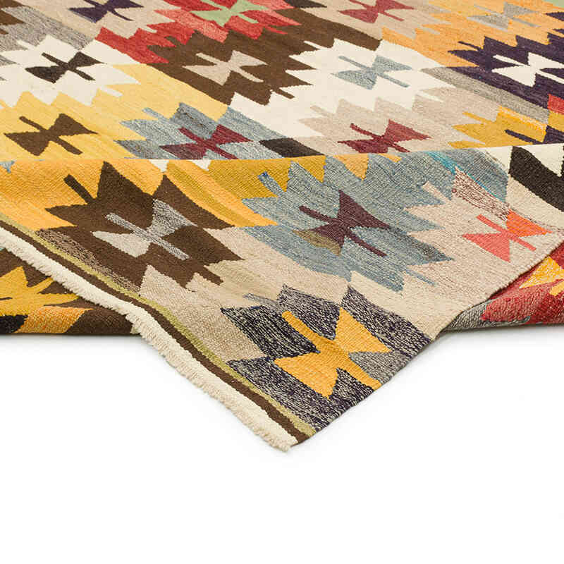 Nueva Alfombra Turca Kilim - 370 cm x 456 cm - K0074227