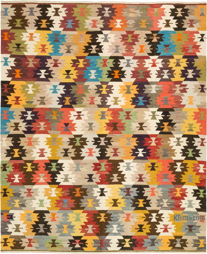 Nueva Alfombra Turca Kilim - 370 cm x 456 cm - K0074227