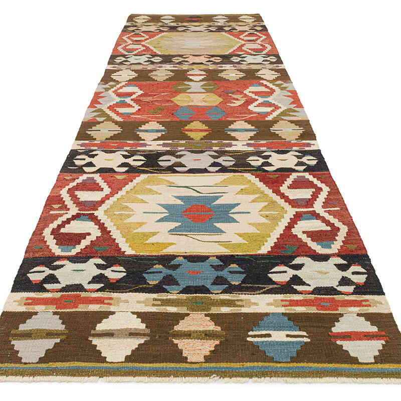 Yeni El Dokuma Kilim Yolluk - 107 cm x 354 cm - K0074235