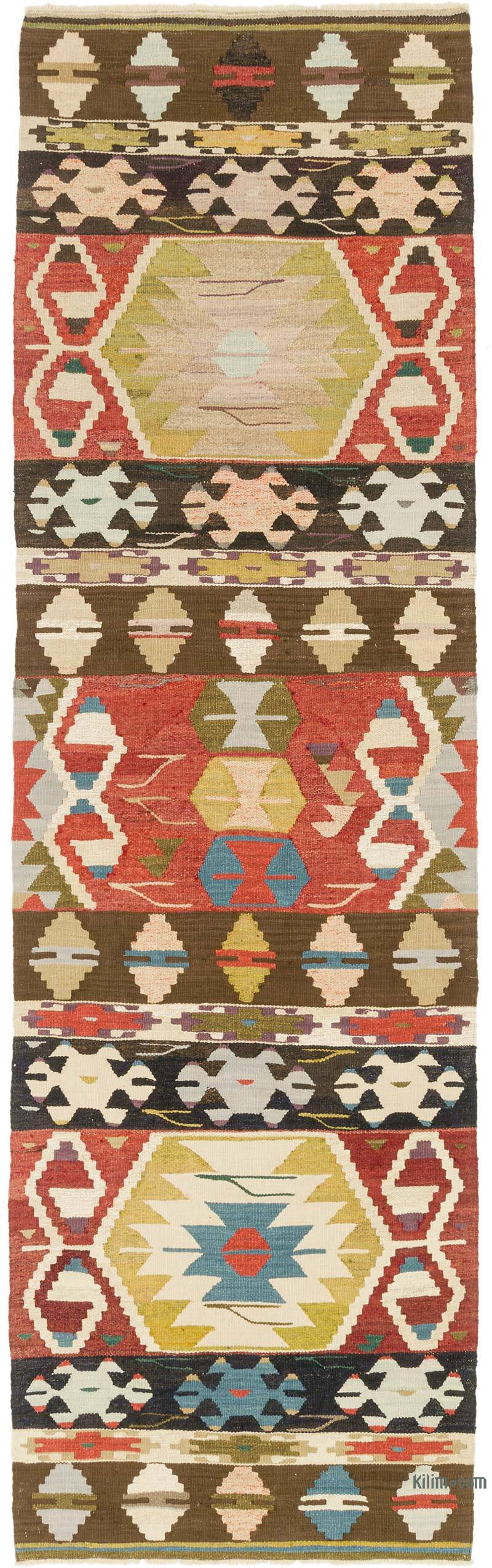 Yeni El Dokuma Kilim Yolluk - 107 cm x 354 cm - K0074235
