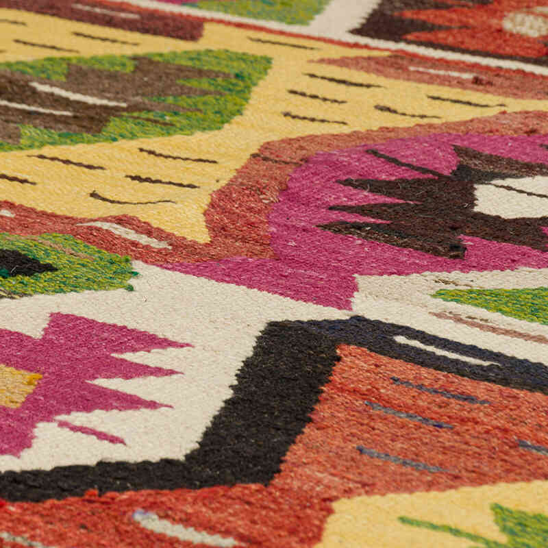 New Turkish Handwoven Kilim Rug - 8' 10" x 11' 10" (106" x 142") - K0074240
