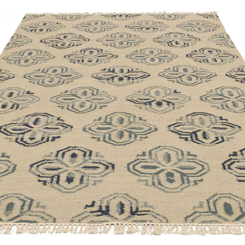 New Hand-Woven Kilim Rug - 5' 2" x 8'  (62" x 96") - K0074271