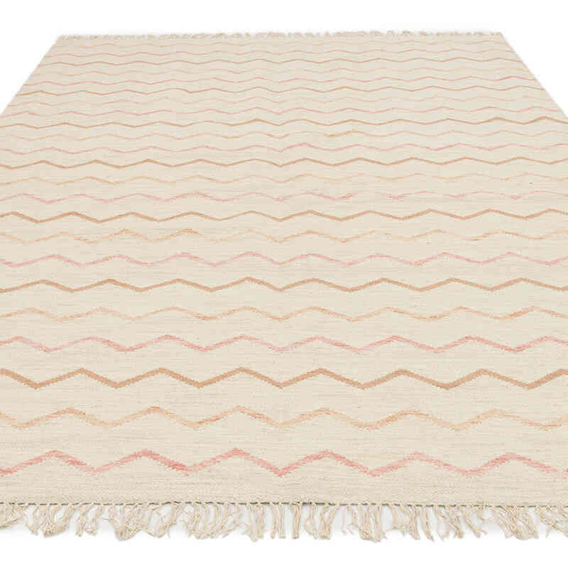 New Hand-Woven Kilim Rug - 6' 2" x 9'  (74" x 108") - K0074272