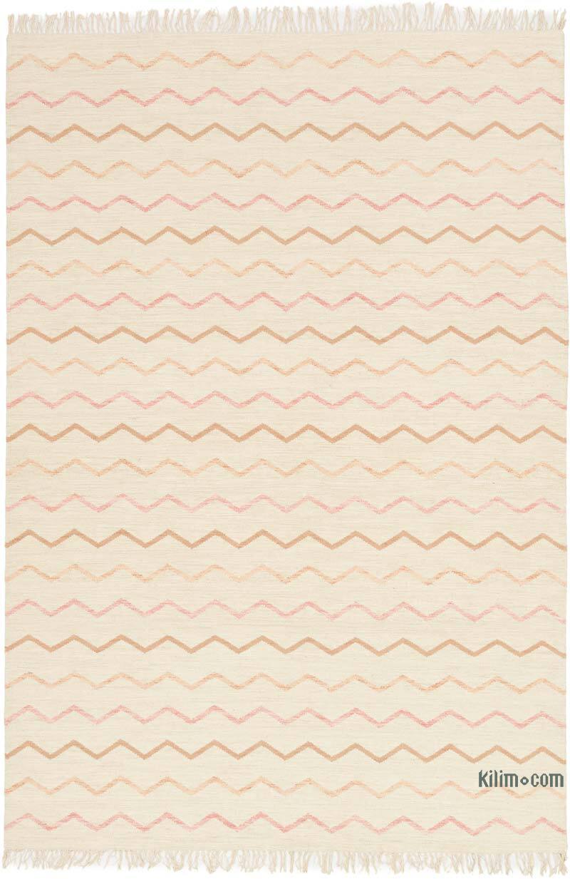 New Hand-Woven Kilim Rug - 6' 2" x 9'  (74" x 108") - K0074272