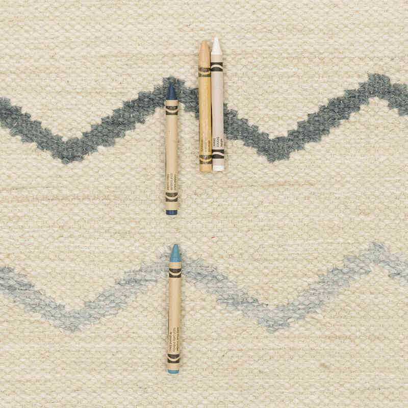 New Hand-Woven Kilim Rug - 5' 1" x 7' 10" (61" x 94") - K0074273