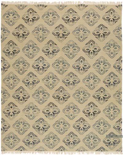 New Hand-Woven Kilim Rug - 8' 2" x 9' 10" (98" x 118")
