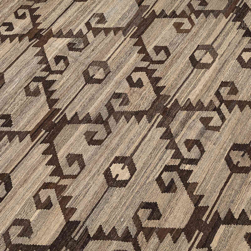 New Hand-Woven Kilim Rug - 6' 11" x 8' 2" (83" x 98") - K0074296