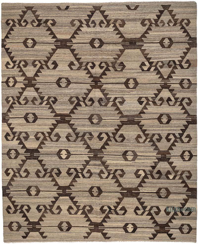 New Hand-Woven Kilim Rug - 6' 11" x 8' 2" (83" x 98") - K0074296